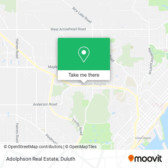 Adolphson Real Estate map