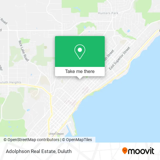 Adolphson Real Estate map