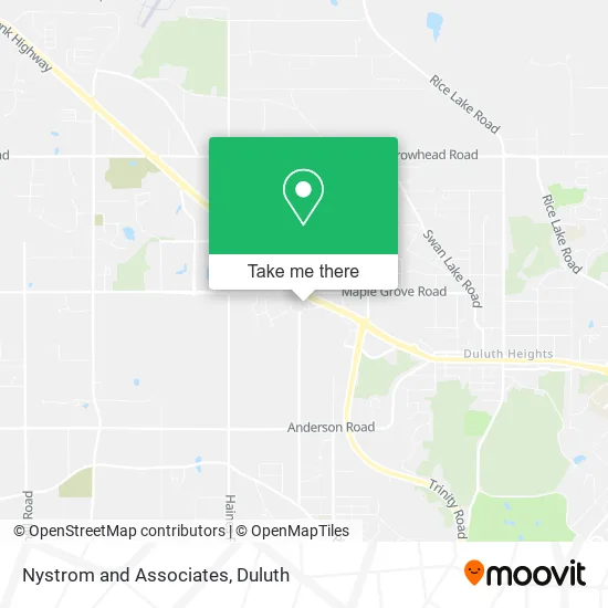 Nystrom and Associates map