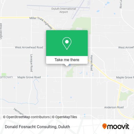 Donald Fosnacht Consulting map