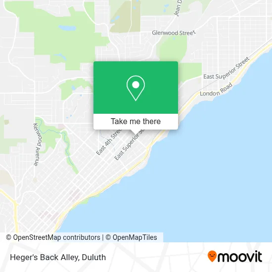 Heger's Back Alley map