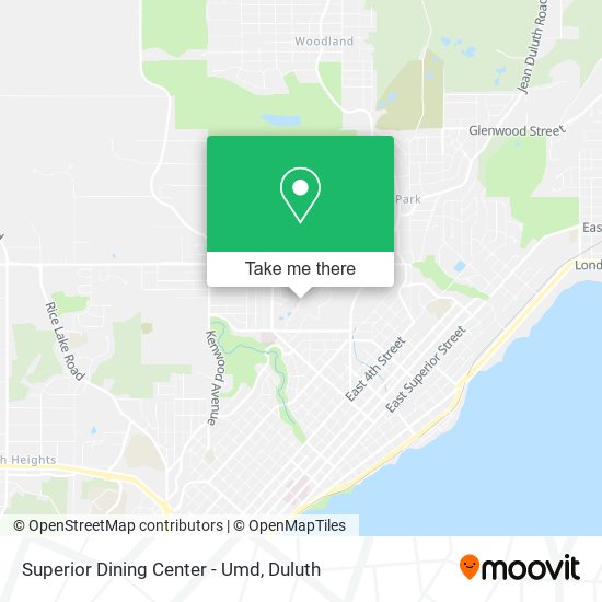 Superior Dining Center - Umd map