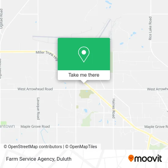 Farm Service Agency map