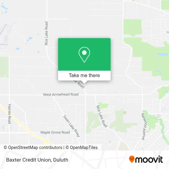 Baxter Credit Union map