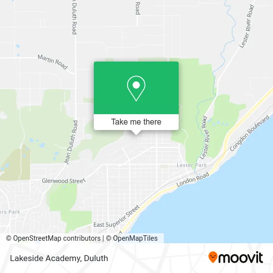 Lakeside Academy map