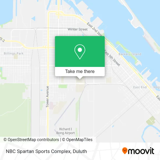 Mapa de NBC Spartan Sports Complex