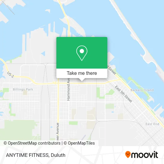 Mapa de ANYTIME FITNESS