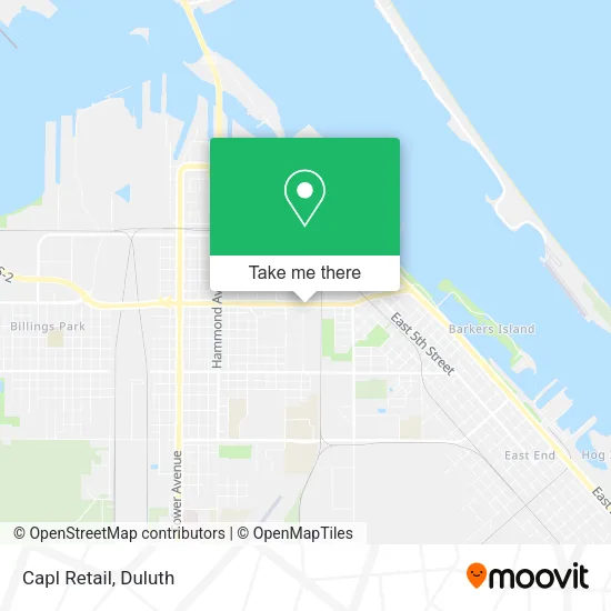 Mapa de Capl Retail