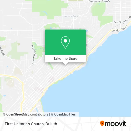 First Unitarian Church map