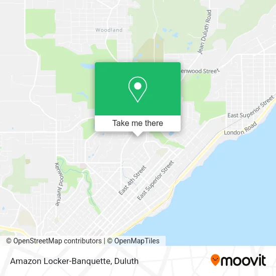 Mapa de Amazon Locker-Banquette