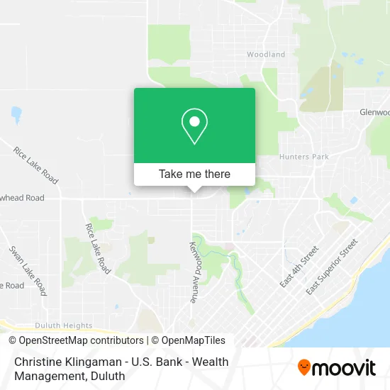 Mapa de Christine Klingaman - U.S. Bank - Wealth Management