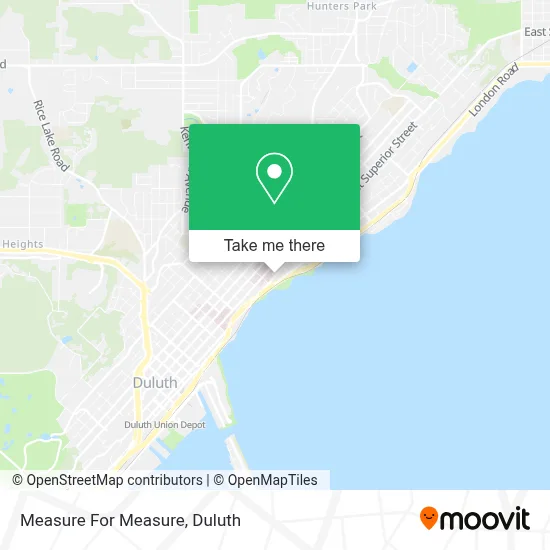 Measure For Measure map