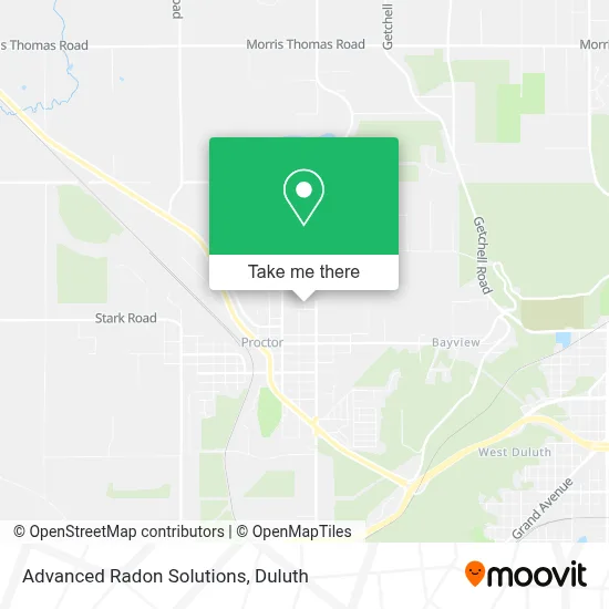 Advanced Radon Solutions map