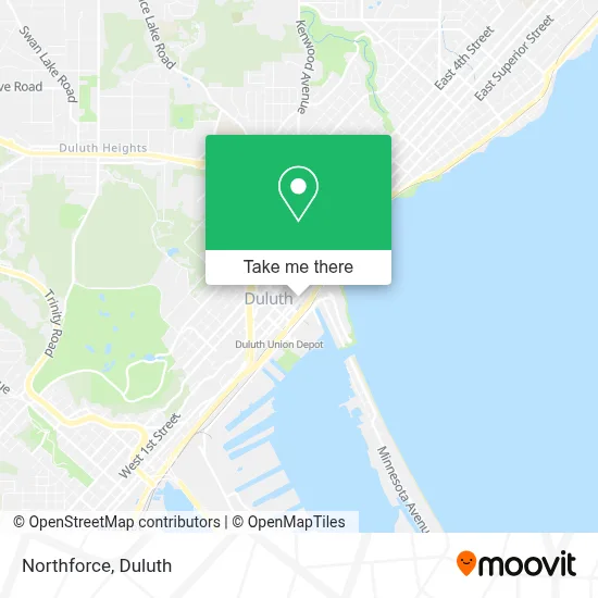 Northforce map