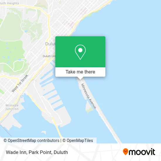 Wade Inn, Park Point map