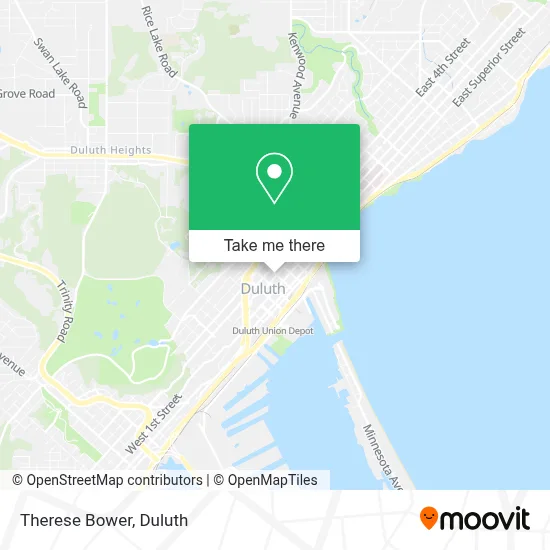 Therese Bower map
