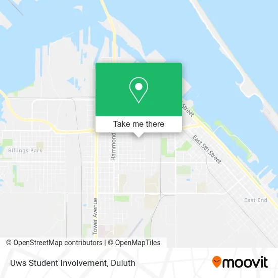 Uws Student Involvement map