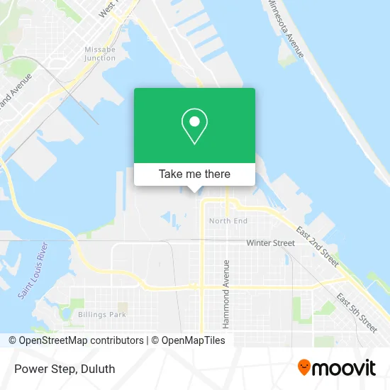 Power Step map