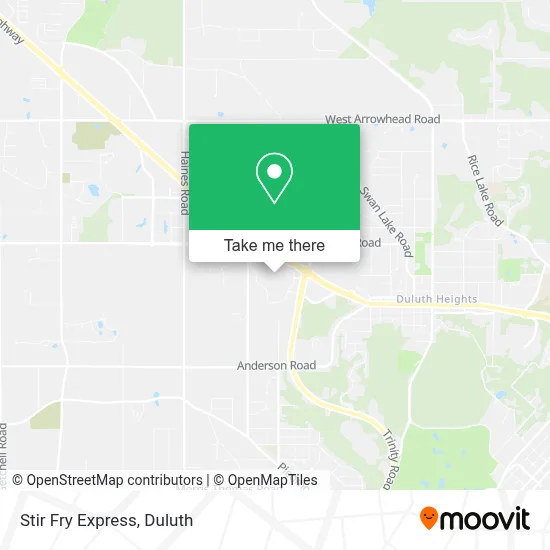 Stir Fry Express map