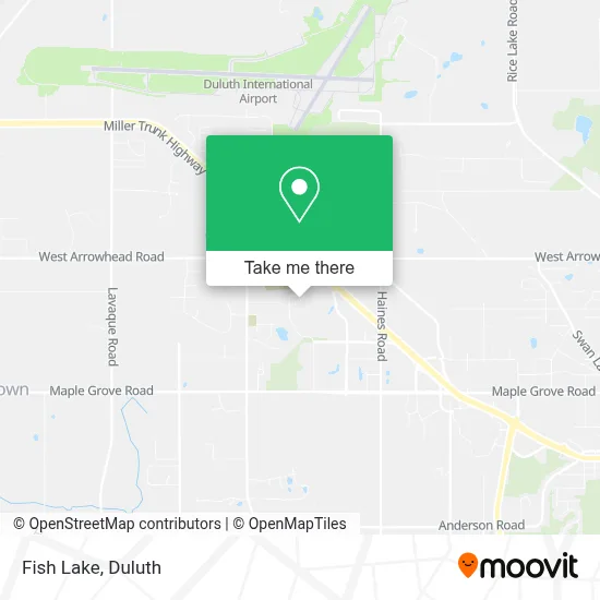 Fish Lake map