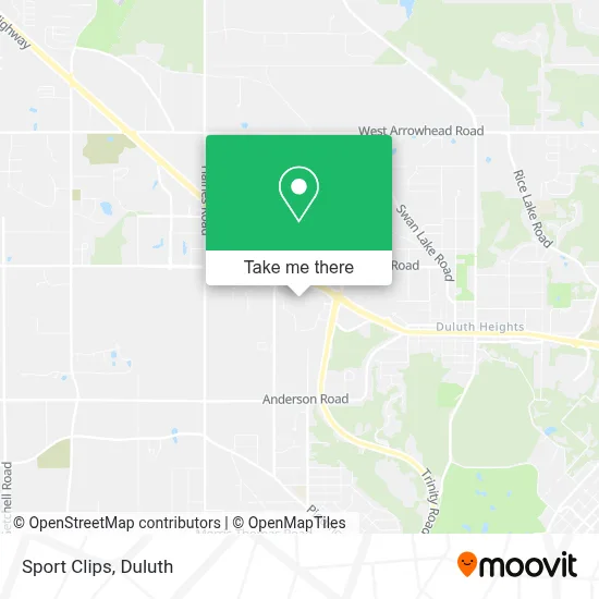 Sport Clips map