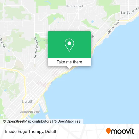 Inside Edge Therapy map