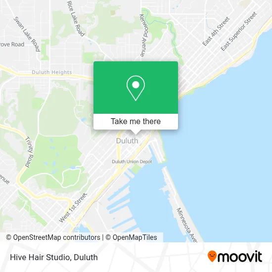 Hive Hair Studio map