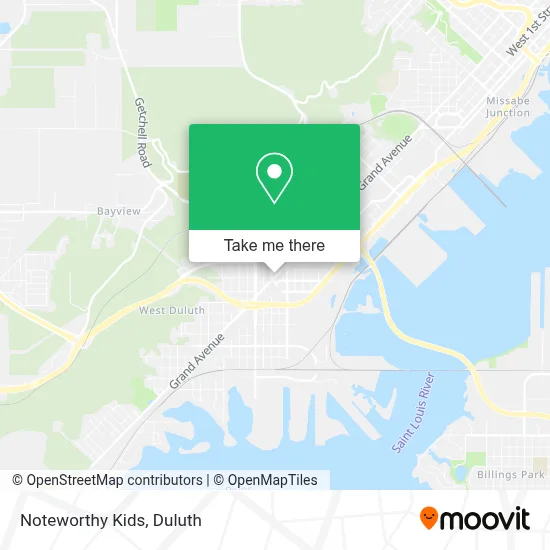 Noteworthy Kids map