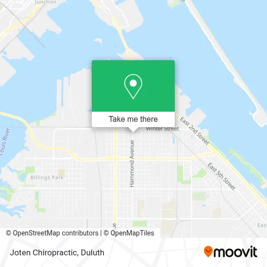 Joten Chiropractic map