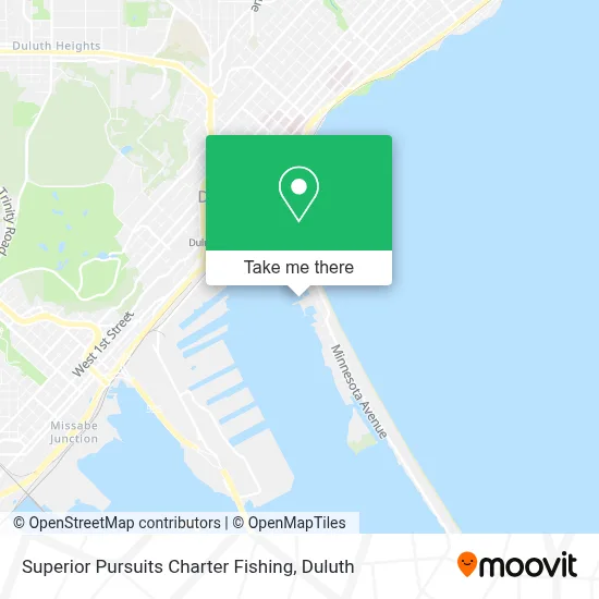 Superior Pursuits Charter Fishing map