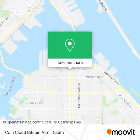 Coin Cloud Bitcoin Atm map
