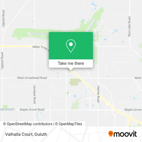 Valhalla Court map