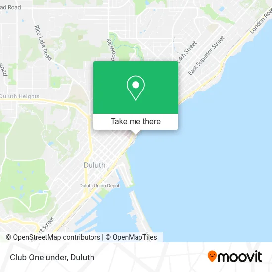 Club One under map