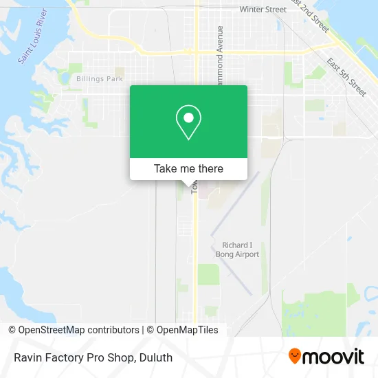 Ravin Factory Pro Shop map