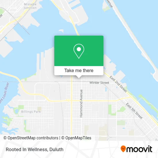 Rooted In Wellness map