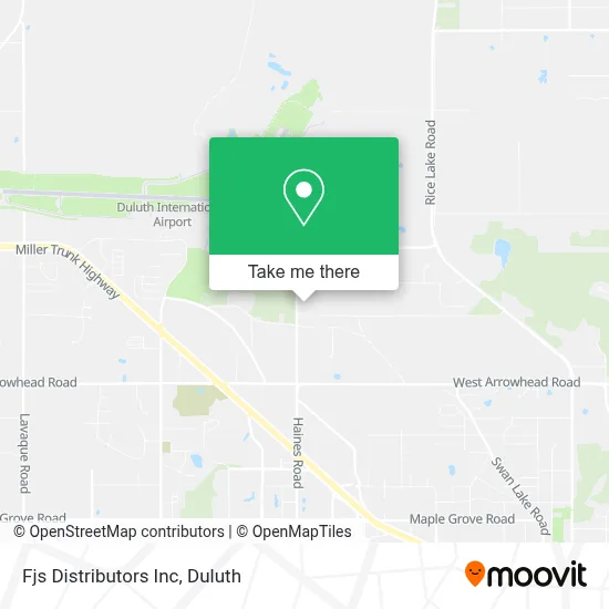Fjs Distributors Inc map