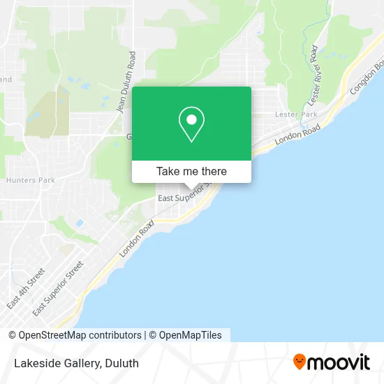 Lakeside Gallery map