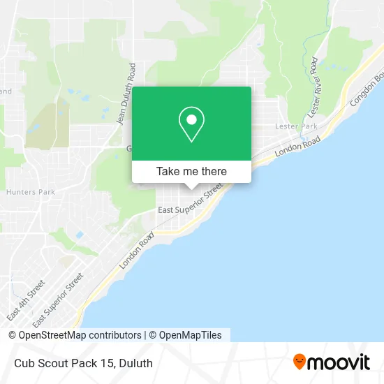 Cub Scout Pack 15 map