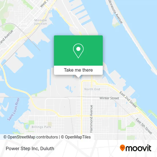 Power Step Inc map