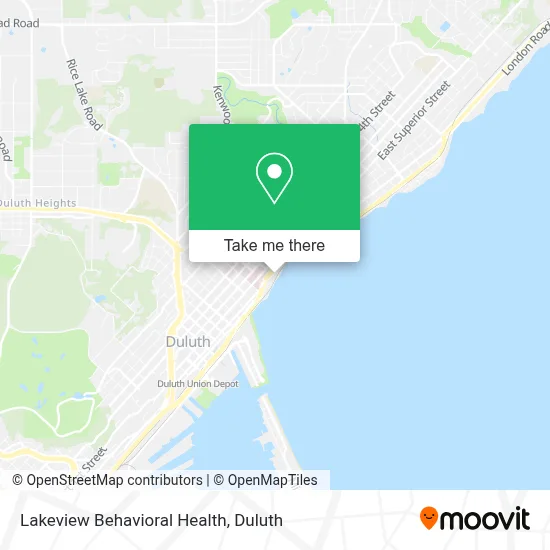 Lakeview Behavioral Health map