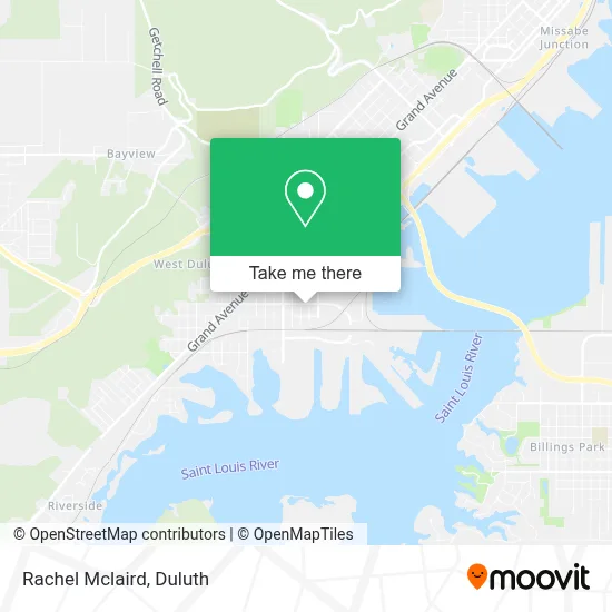Rachel Mclaird map