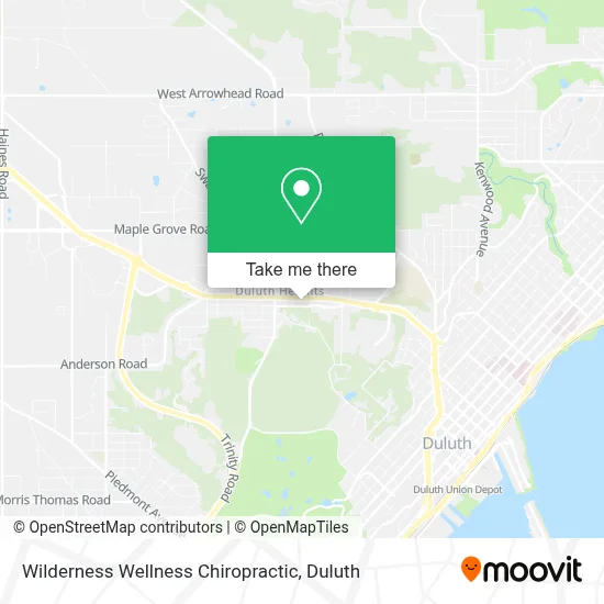 Wilderness Wellness Chiropractic map