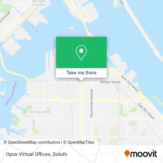 Opus Virtual Offices map