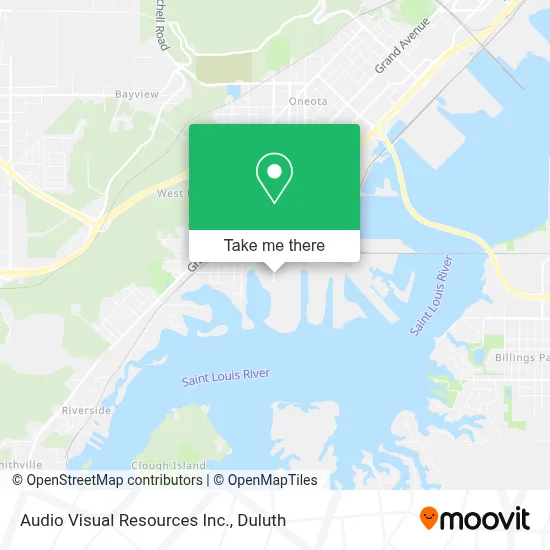 Audio Visual Resources Inc. map