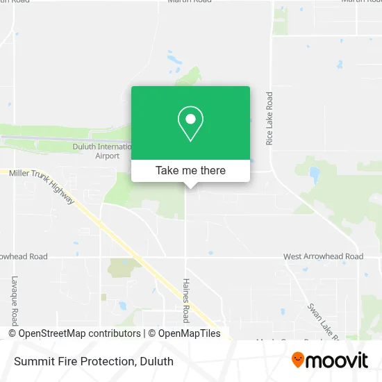 Summit Fire Protection map
