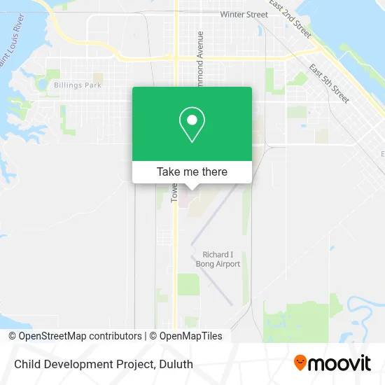 Child Development Project map