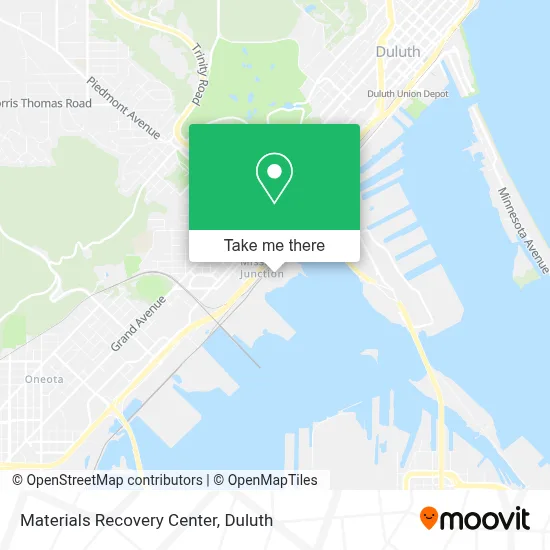 Materials Recovery Center map