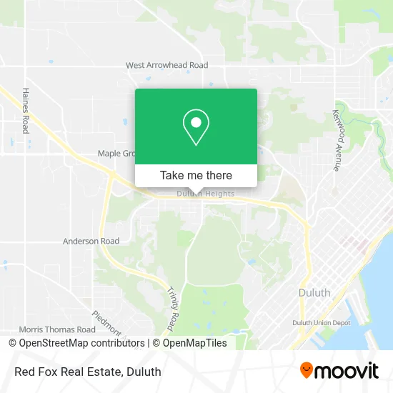 Red Fox Real Estate map