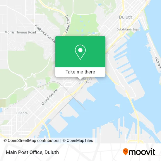 Main Post Office map