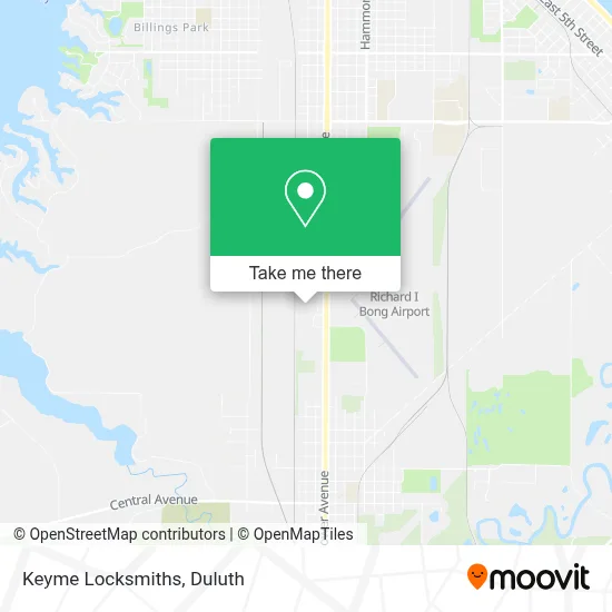 Keyme Locksmiths map